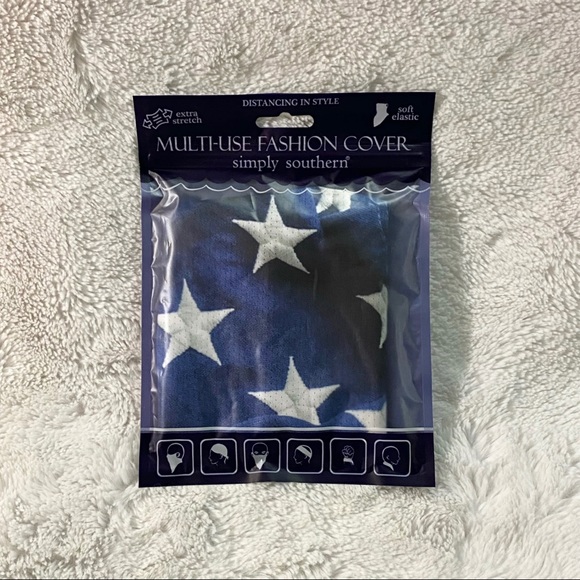 Simply Southern Multi Fashion Cover Face Mask Flag - Picture 2 of 3